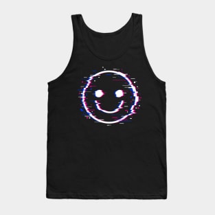 Glitch Face Tank Top